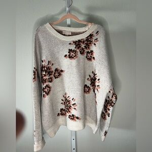 NWOT-Knox Rose Crew Neck Sweater
